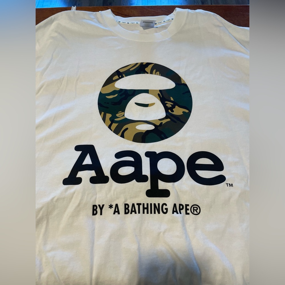 AAPE camo head tee